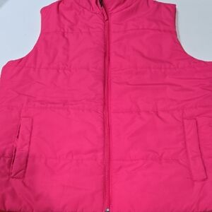 Merona Hot Pink Quilted Vest